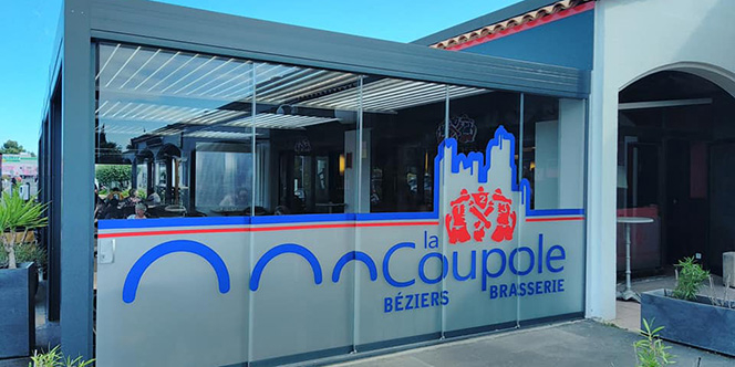 La Coupole Béziers propose une terrasse réaménagée au centre commercial Leclerc Montmimaran.(® facebook la coupole)