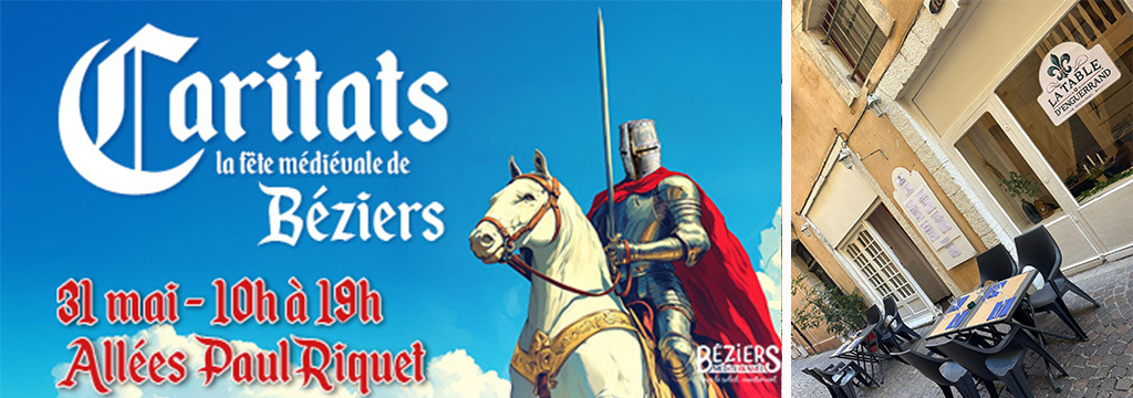 La Table d’Enguerrand Béziers fête les Caritats 