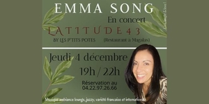 Latitude 43 Magalas • Concert ce soir jeudi 4 décembre