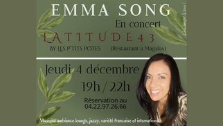 Latitude 43 Magalas • Concert ce soir jeudi 4 décembre