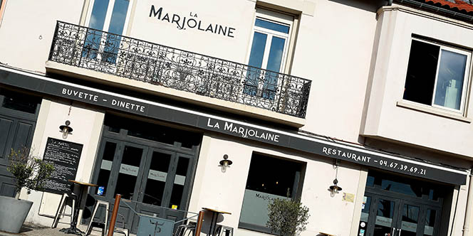 Le restaurant La Marjolaine à Béziers présente ses services livraison et à emporter et son repas de Noël (® SAAm fabrice Chort)