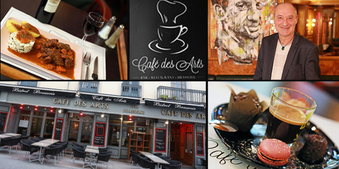 Venez profiter de la terrasse du Café des arts à Béziers ! 