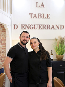 La Table d’Enguerrand Béziers • Julie et Enguerrand, un couple passionné vous reçoit (® SAAM- fabrice CHORT)