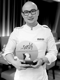 Le chef Ping ZHANG présente son restaurant japonais Osakaya à Béziers. (® SAAM-fabrice Chort)