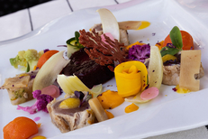 Restaurant bistronomique Béziers l'Echoppe • chef Kevin Fabre • plat soigné (® échoppe - Gibxon)