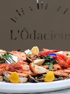 L'Odacieuse Valras est un restaurant de cuisine fait maison autour des produits de la mer: poissons, coquillages.(® SAAM fabrice CHORT)