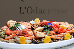 L'Odacieuse Valras est un restaurant de cuisine fait maison autour des produits de la mer: poissons, coquillages.(® SAAM fabrice CHORT)