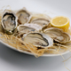 Huitres de Bouzigues  chez la poissonnerie L'Odacieuse à Valras Plage