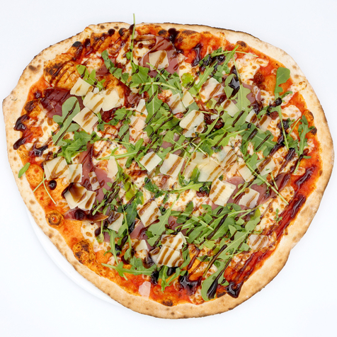 Pizza Jambon de Montagne - Pizzéria au feu de bois - La Cremade - Béziers