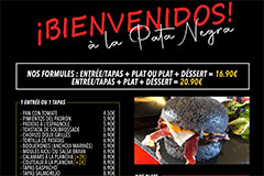 Pata Negra Béziers Restaurant | Carte, Menus et Plats à emporter