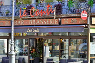 Le Conti Béziers est un restaurant-brasserie avec une cuisine fait maison sur les Allées Paul Riquet.(® SAAM fabrice CHORT)
