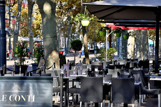 Le Conti Béziers est un restaurant-brasserie avec terrasse sur les Allées Paul Riquet (® SAAM fabrice CHORT)