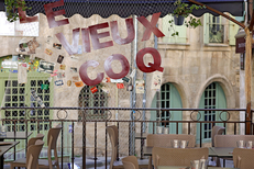 Le Vieux Coq est un restaurant avec terrasse à Pézénas  ( ® SAAM-fabrice CHORT)