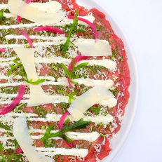 Carpaccio de boeuf - Restaurant Béziers - Les Canailles du Midi 