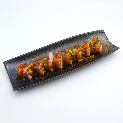 Saumon roulé mi-cuit - Restaurant japonais Osakaya Béziers