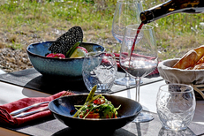Restaurant L’Asparagus Valros propose une cuisine traditionnelle fait maison ( ® SAAM-fabrice CHORT)